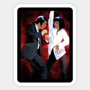 Pulp Fiction Dance Sticker